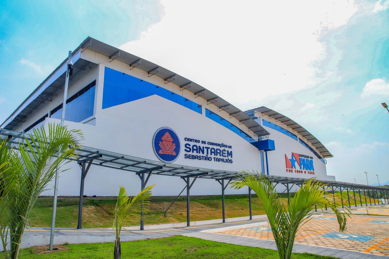 O Centro de Convenções Sebastião Tapajós foi inaugurado este ano em Santarém. Foto: Agência Pará