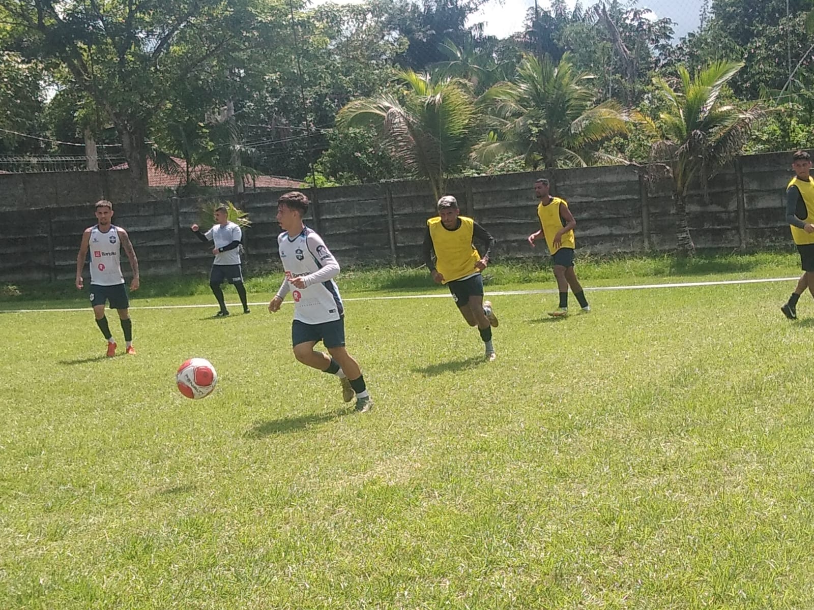 Jogadores participaram de treino físico nesta terça-feira. Foto: Ascom SFC