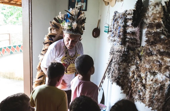 Disciplinas relacionadas à cultura e língua, que deveriam constar no currículo de ensino diferenciado - como Língua Materna e Saberes Indígenas. Foto: Thiago Gadelha/SVM