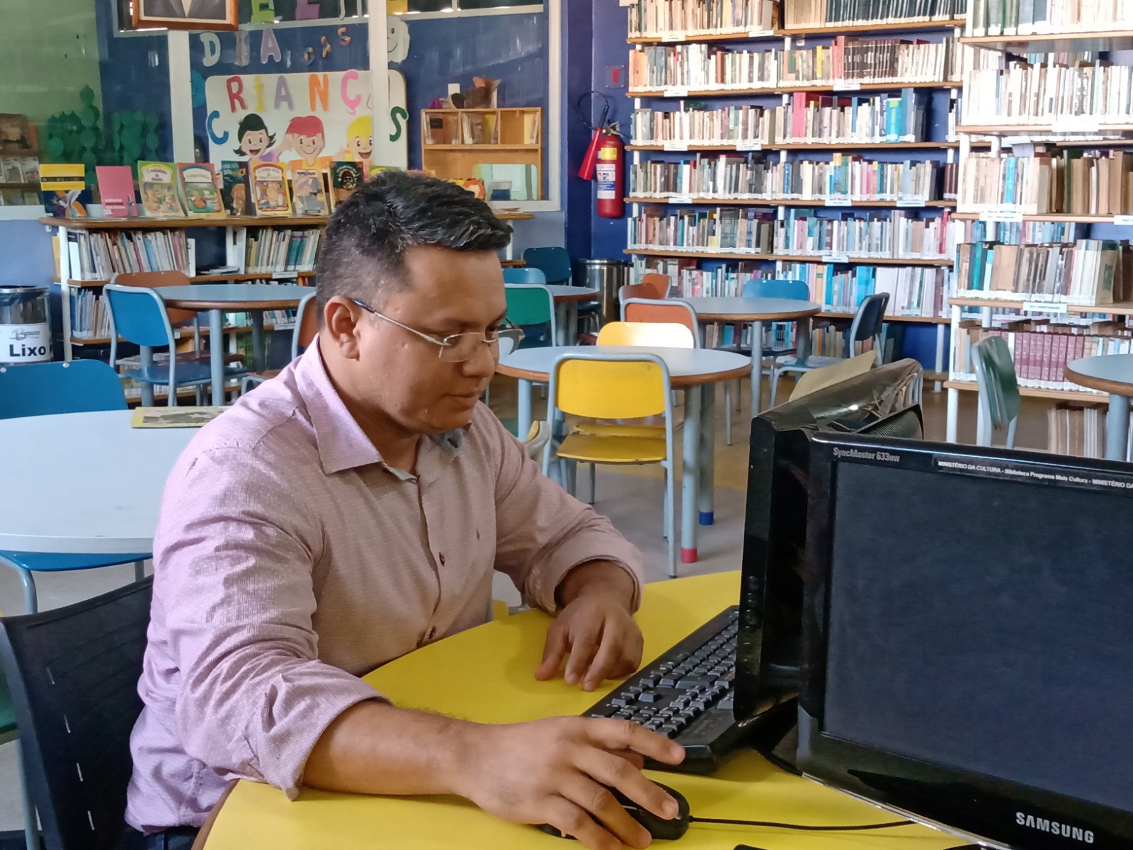 Espaço é bastante frequentado pelos amantes da literatura