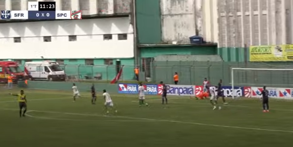 Gol do Caeté foi marcado aos 11 minutos do primeiro tempo