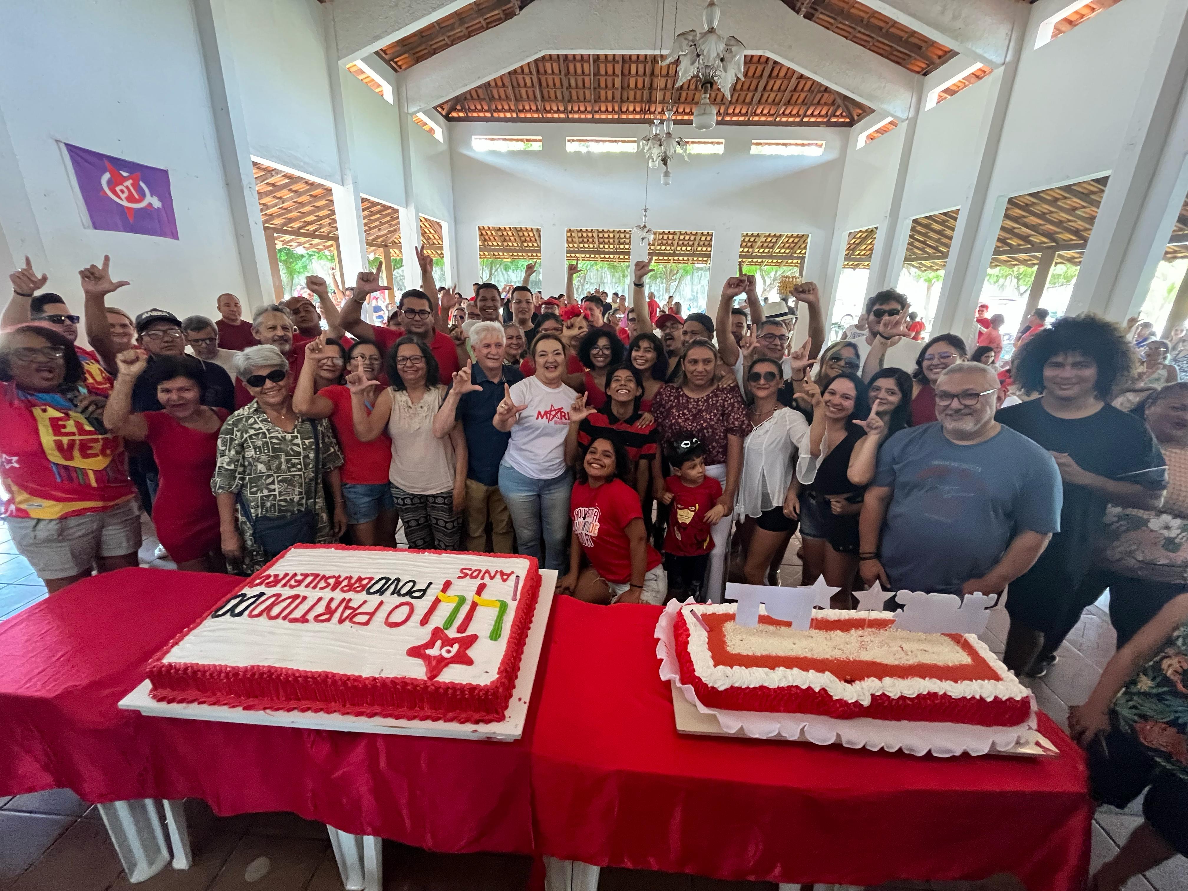 Partido dos Trabalhadores completou 44 anos no dia 10 de fevereiro