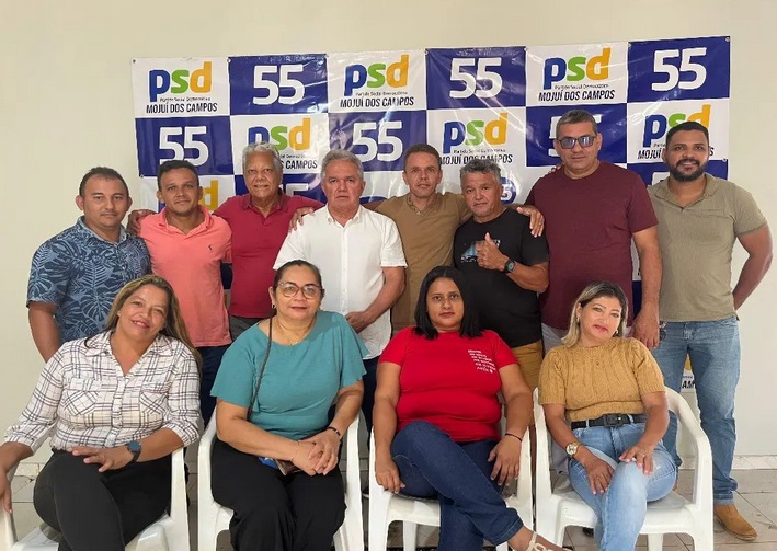 Jailson e pré-candidatos a vereador em Mojuí dos Campos