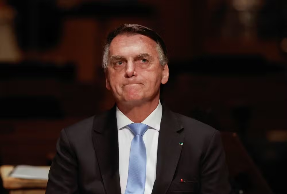 O ex-presidente Jair Bolsonaro, em imagem de 25 de março de 2024  Foto: Amanda Perobelli/Reuters