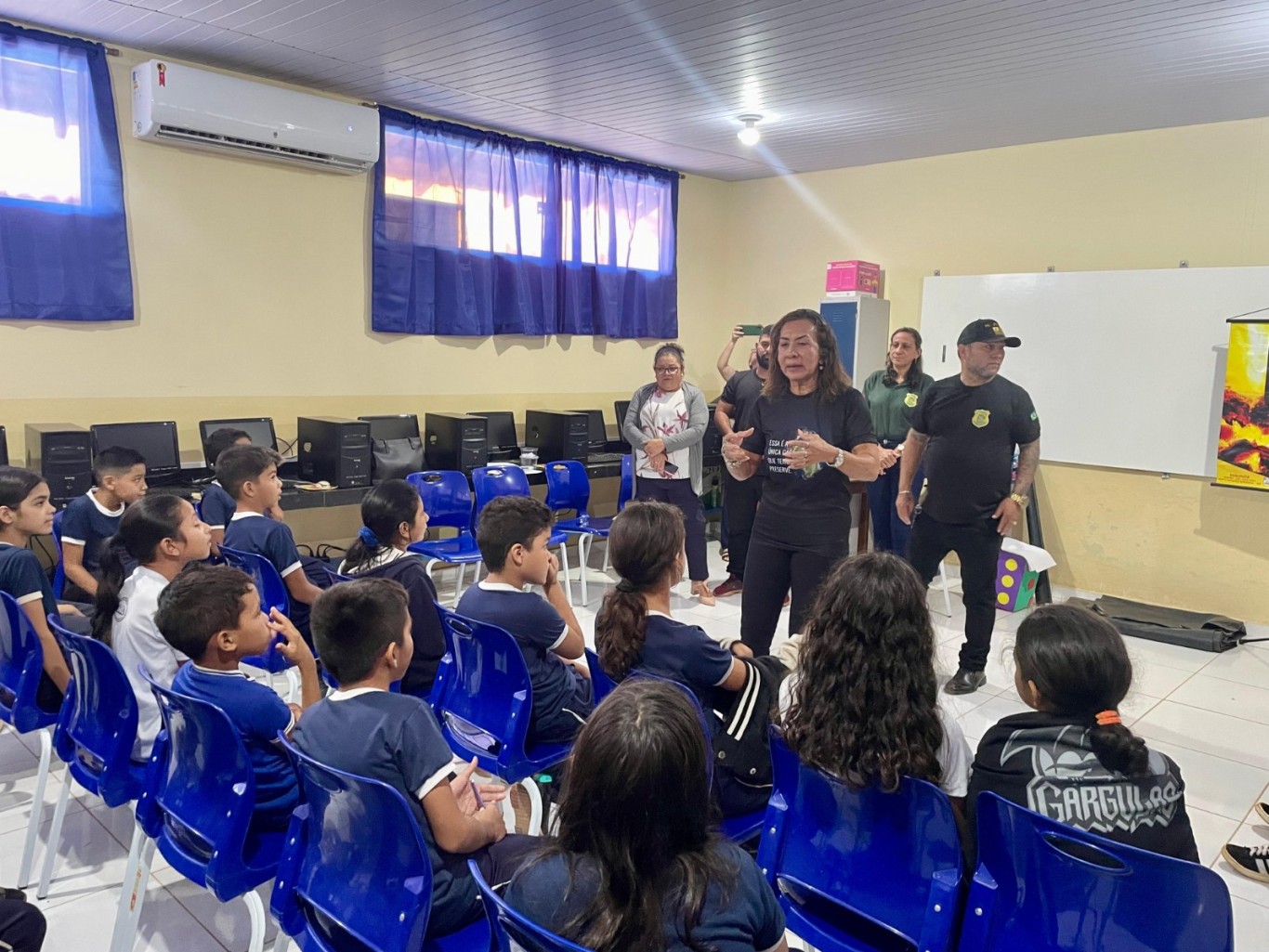 Alunos da rede municipal recebem orientações