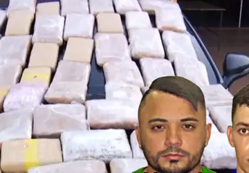 Suspeitos foram presos transportando 54 quilos de drogas