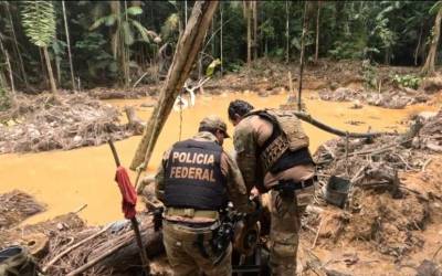 Polícia Federal intensifica combate ao garimpo ilegal em operação na Terra Indígena Munduruku